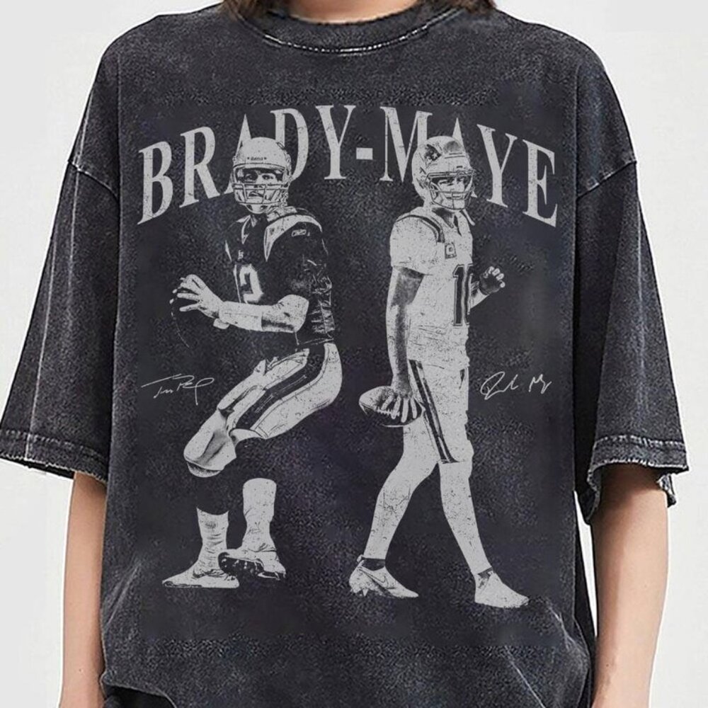 Drake Maye Tom Legend Football Vintage Shirt